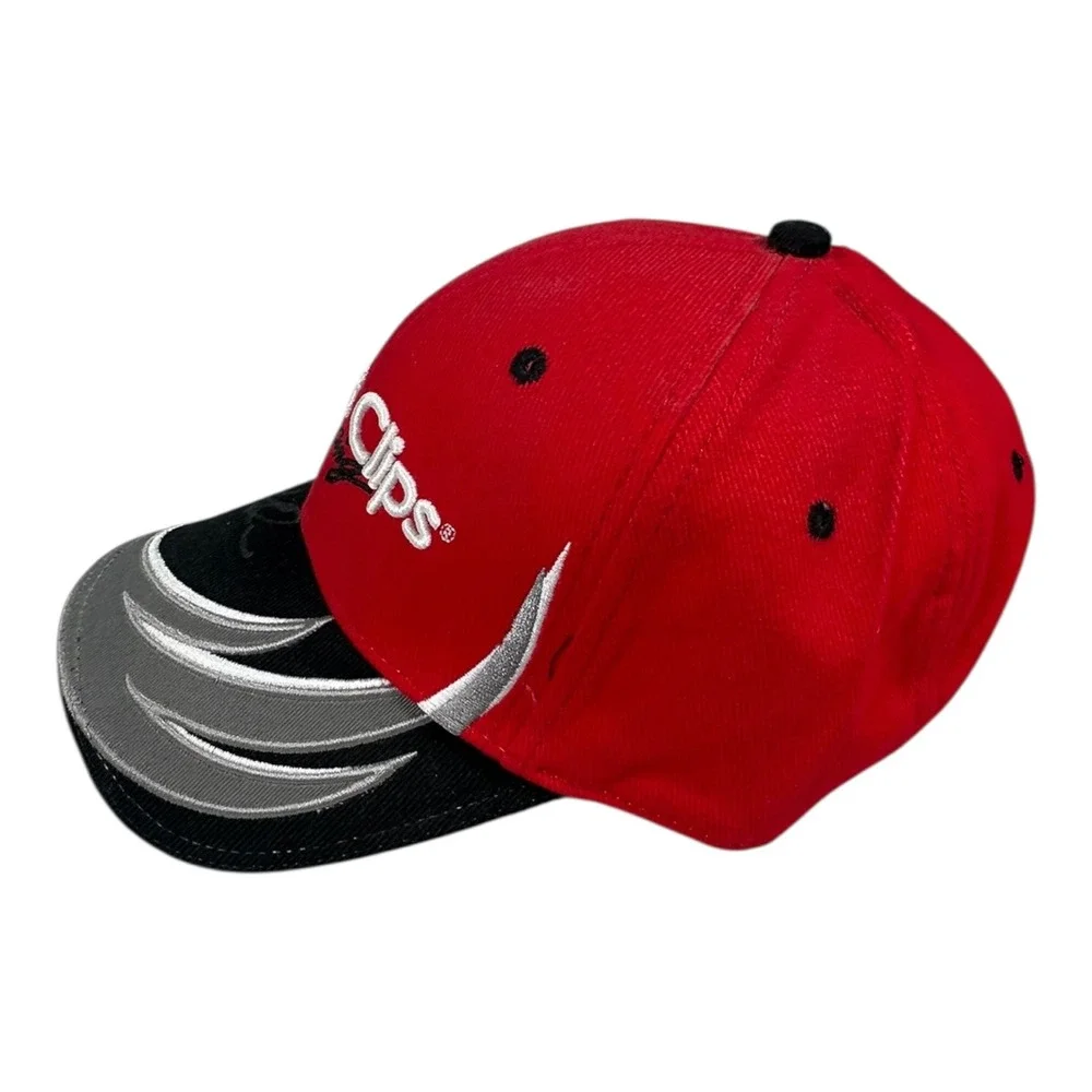 Great Clips‎ Racing Hat Cap Autographed NASCAR Red Black